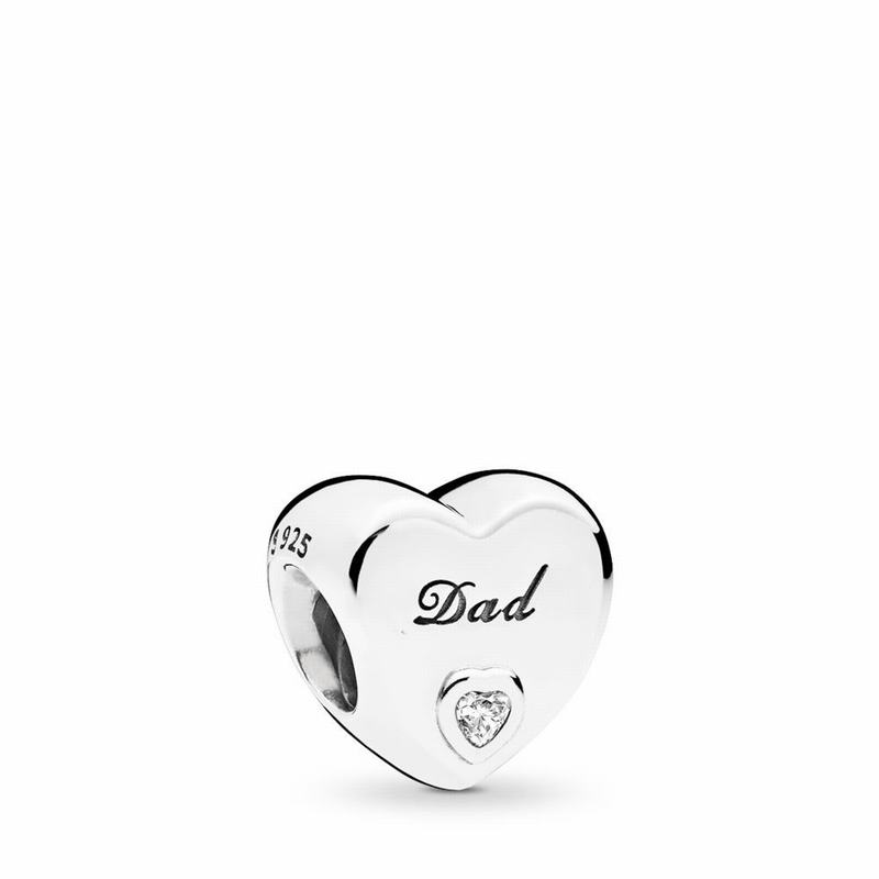 Pandora Australia Dad's Love Charm - Sterling Silver | BCZVOH592